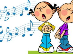 Les enfants de l’école vous offrent des chants à écouter