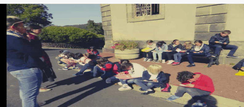 Sortie de la classe de CM1 en Haute-Loire