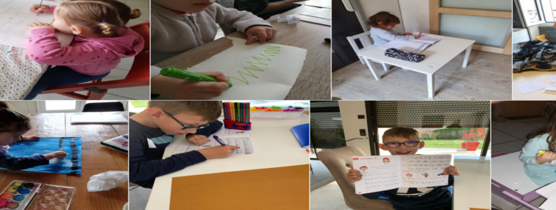 Durant le confinement, les enfants sont au travail !